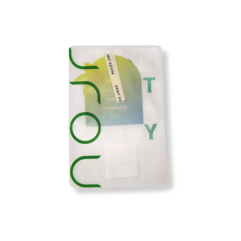 Paper air freshener factory retail packaging showing sunflower fragrance design