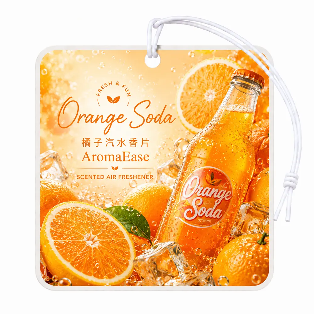 Désodorisant suspendu à l’orange pour l’air