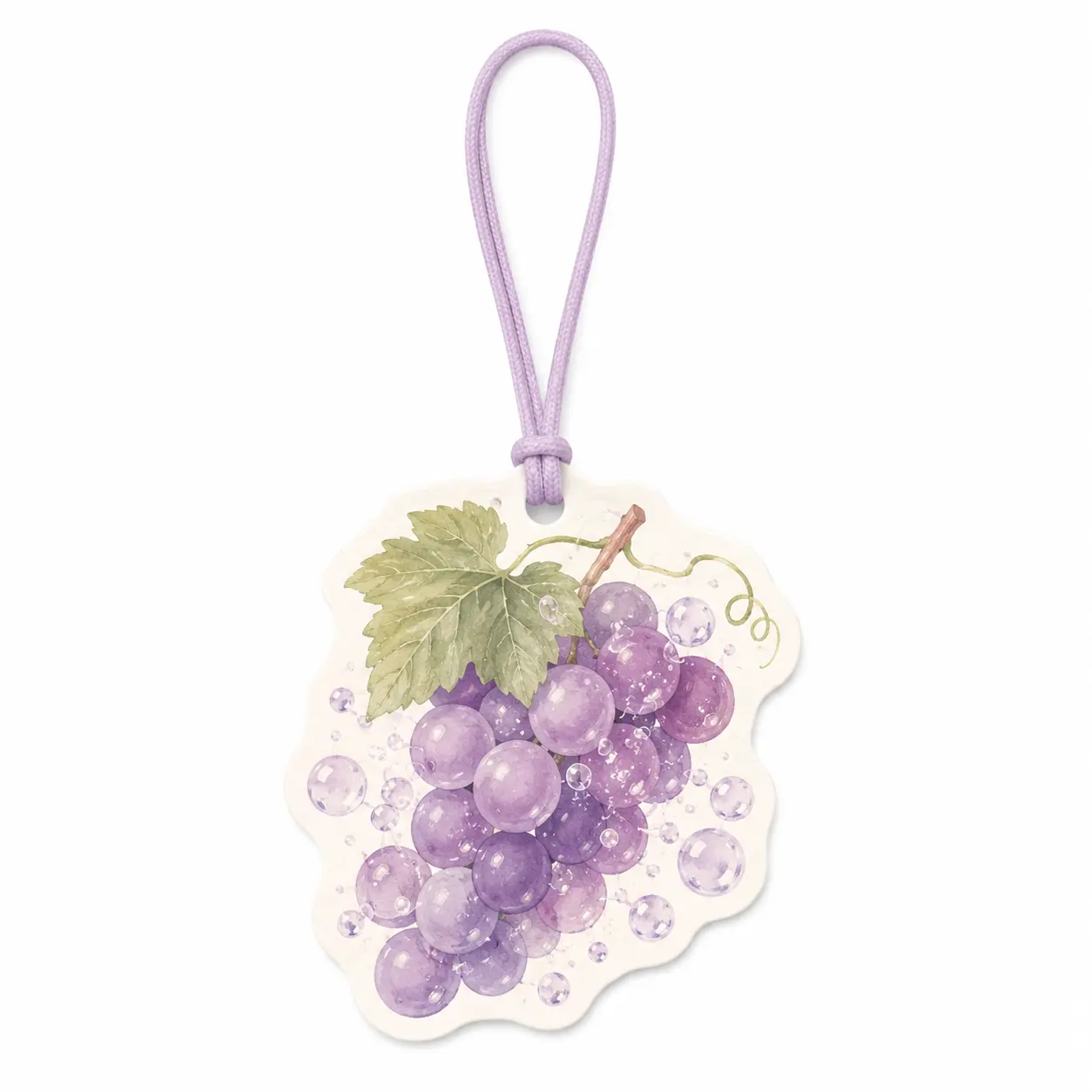 Désodorisant suspendu à bulles de raisin