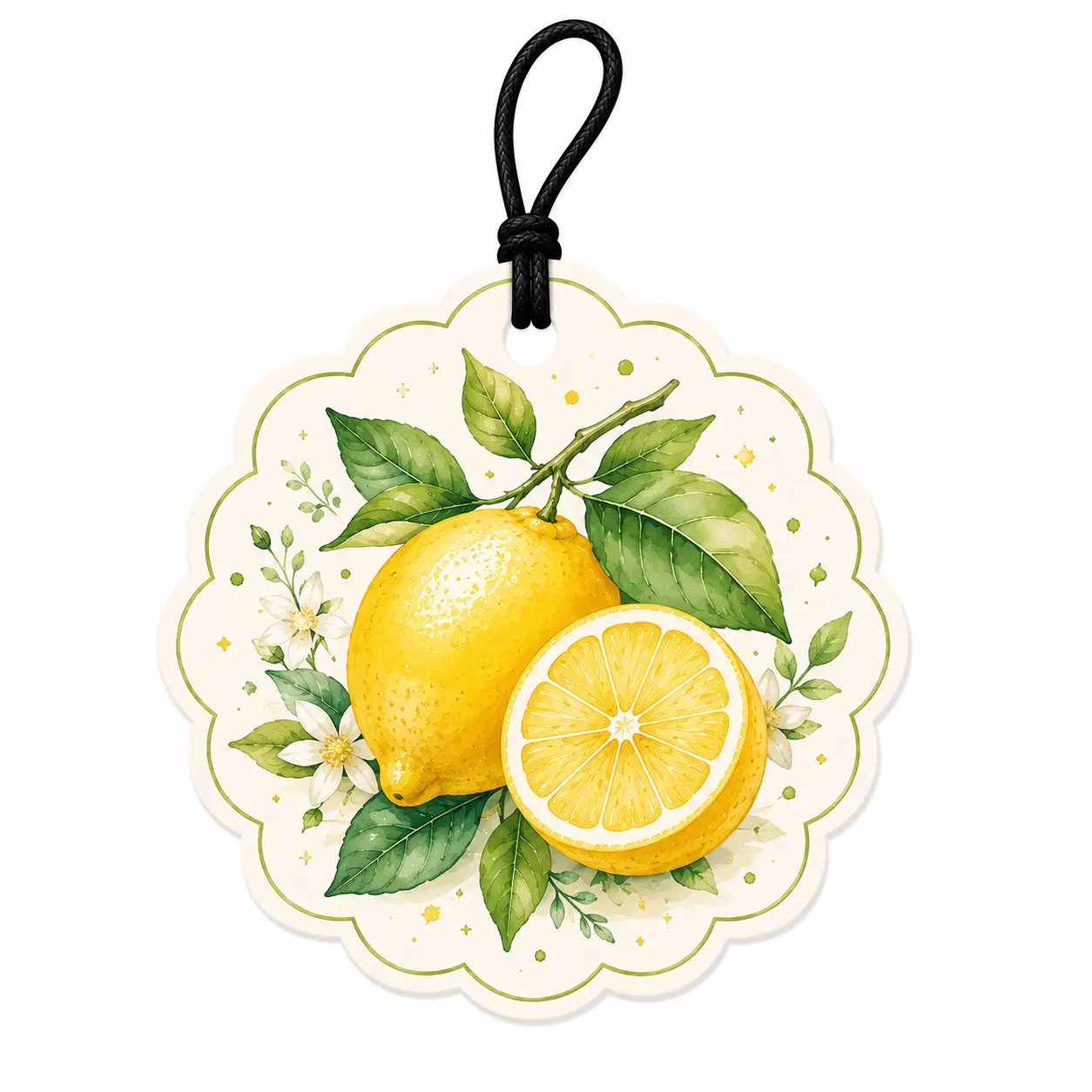 Désodorisant suspendu au citron