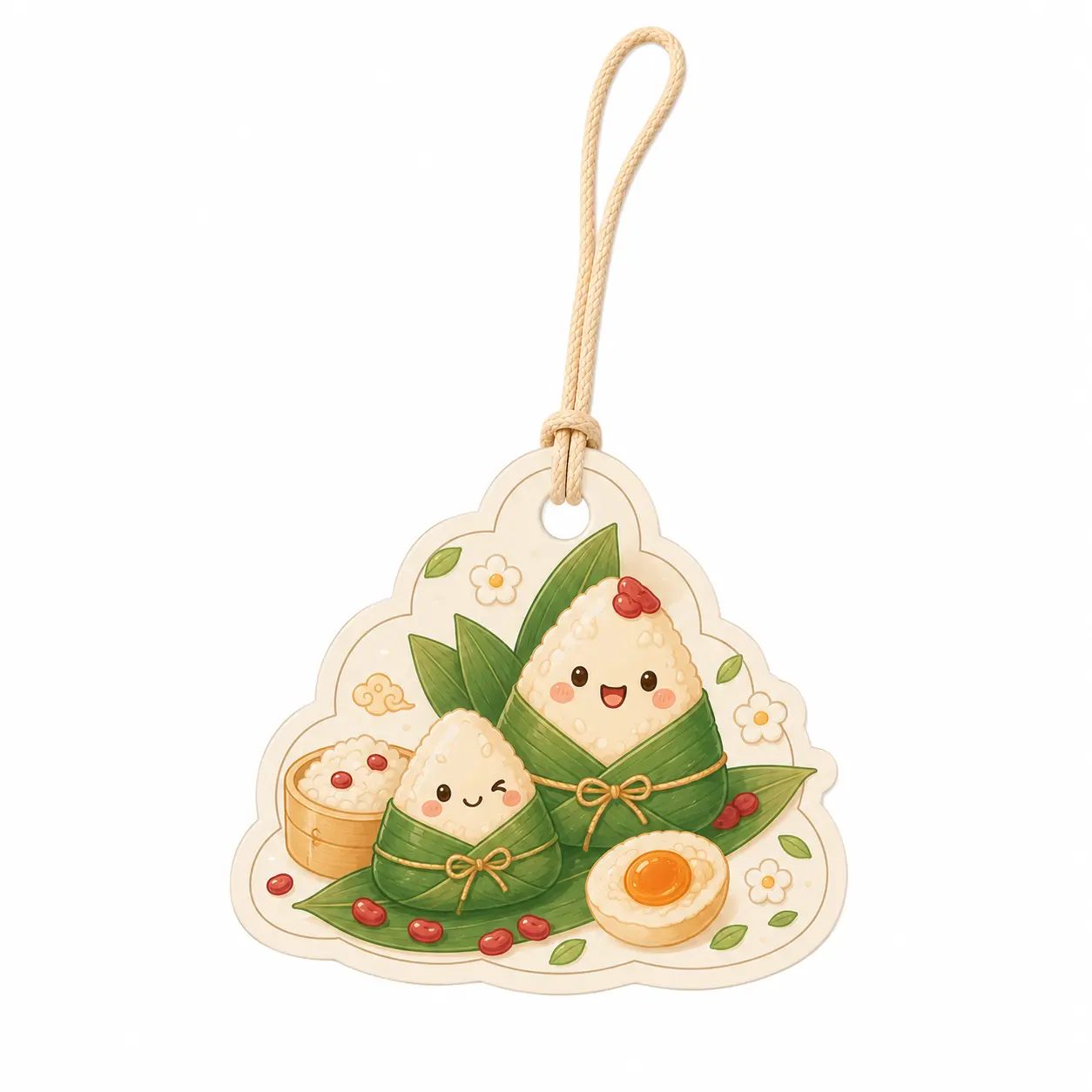 Un désodorisant suspendu zongzi mignon