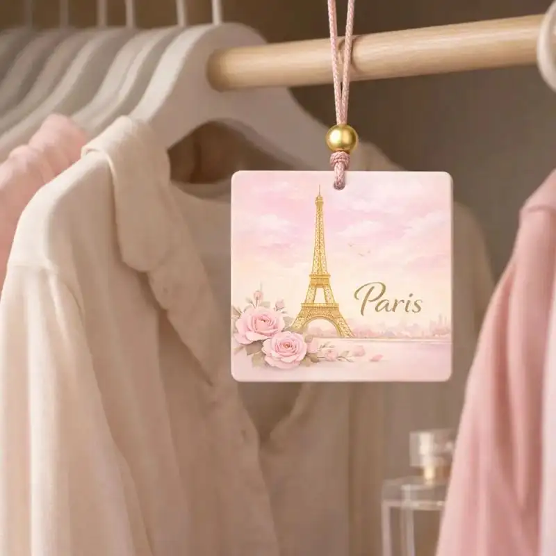 Hangtags de parfums pour vêtements