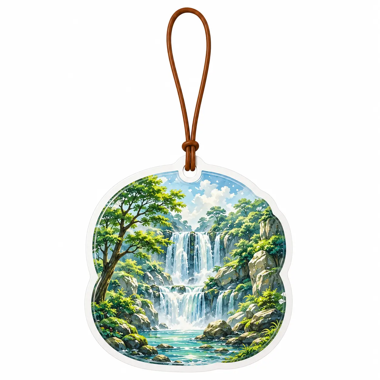 Désodorisant paysager en cascade