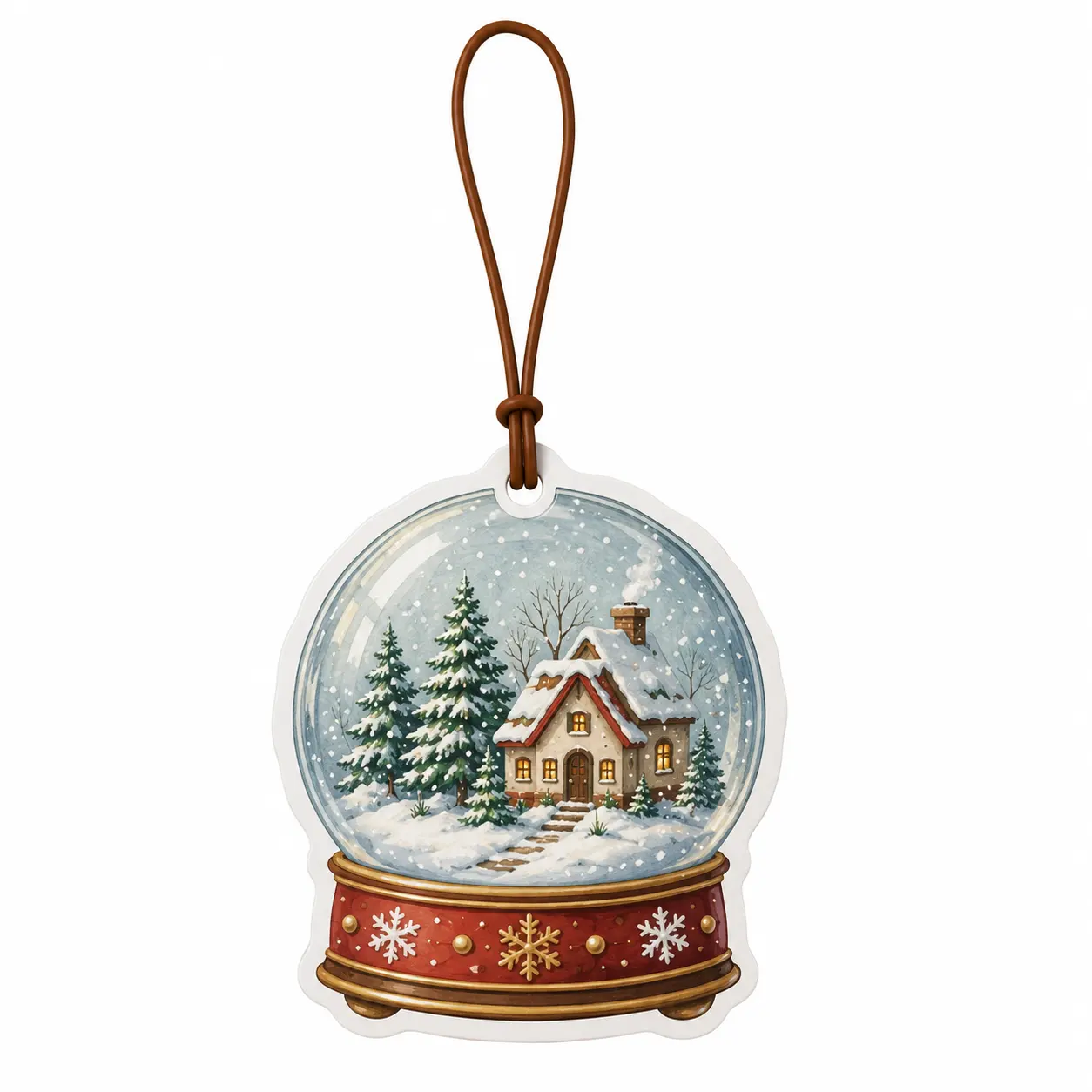 Winter Snow Globe Air Freshener