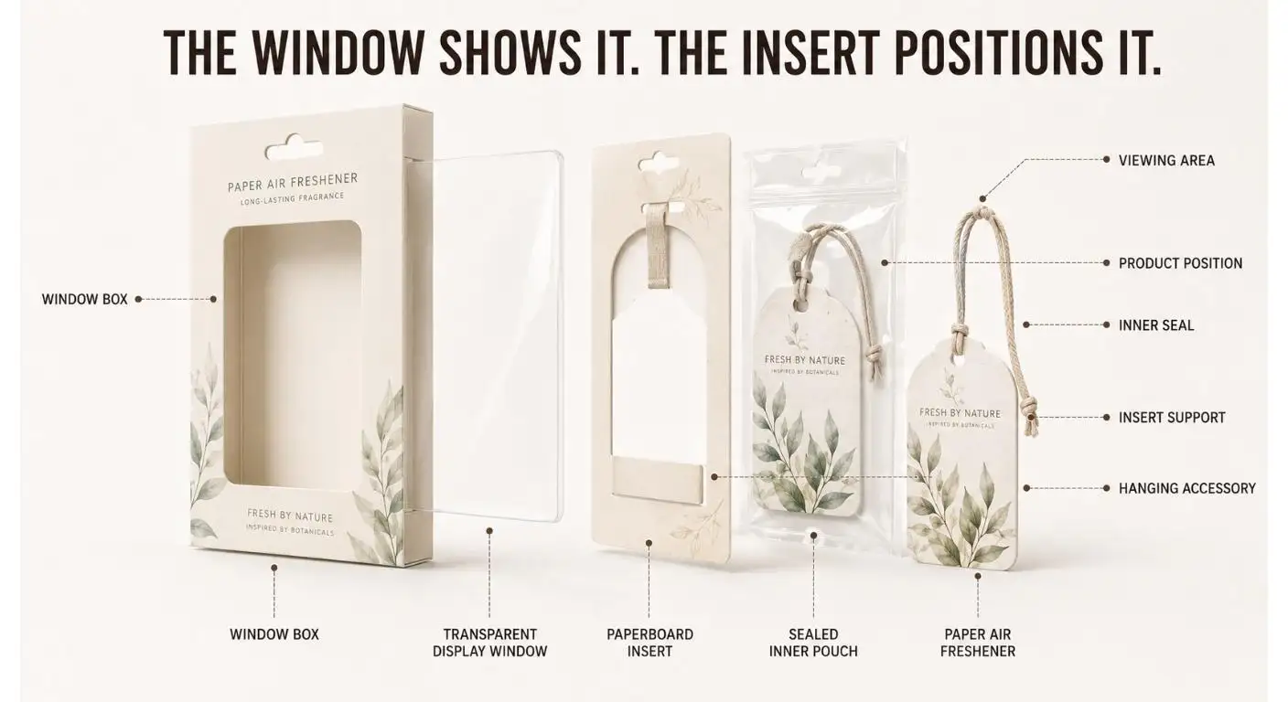 Désodorisant en papier de jardinière